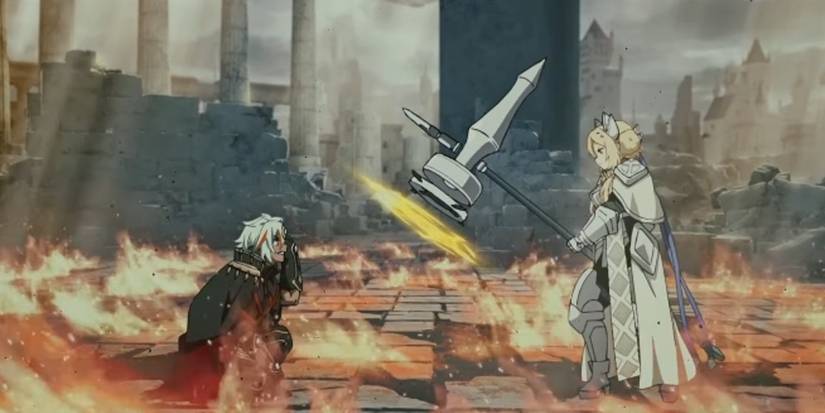 Ecclesia encounters Albaz in Yugioh