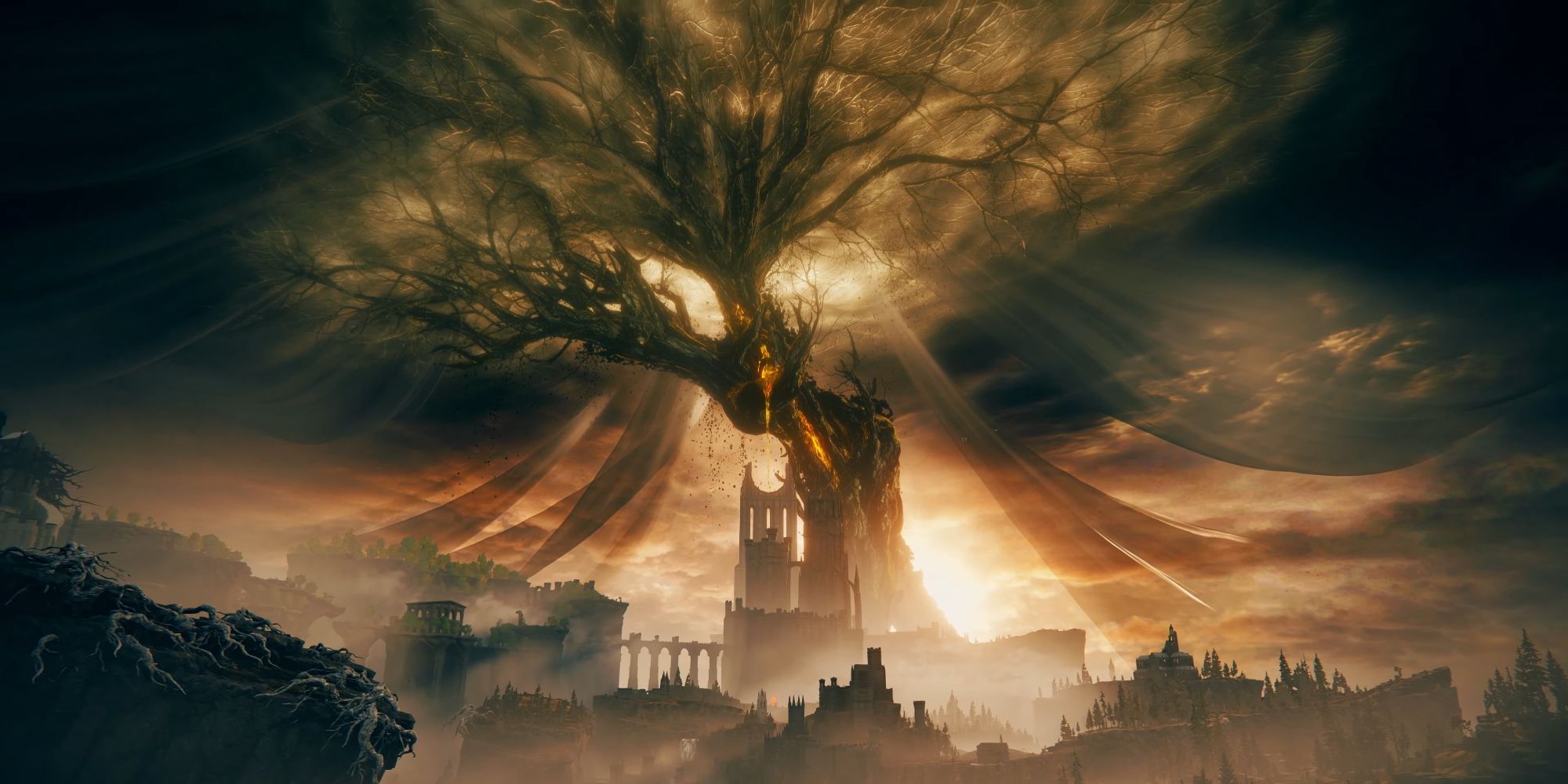 The Land of Shadow in the Elden Ring Shadow of the Erdtree DLC.