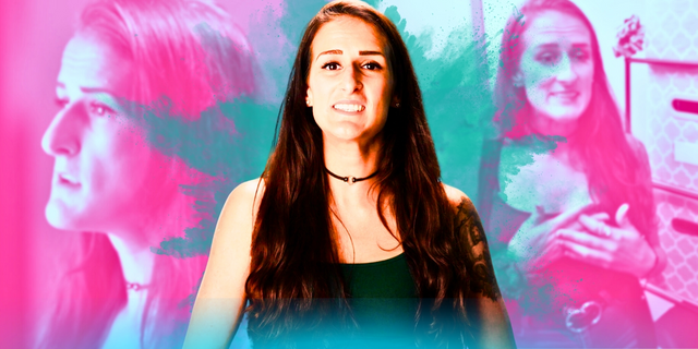 i wasn’t expecting a baby! ellise montage blue and pink bg