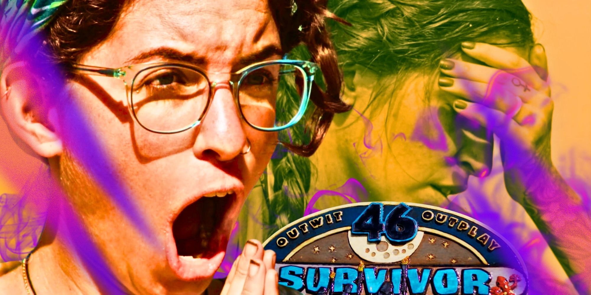 survivor 24 promo image featuring Liz Wilcox yelling