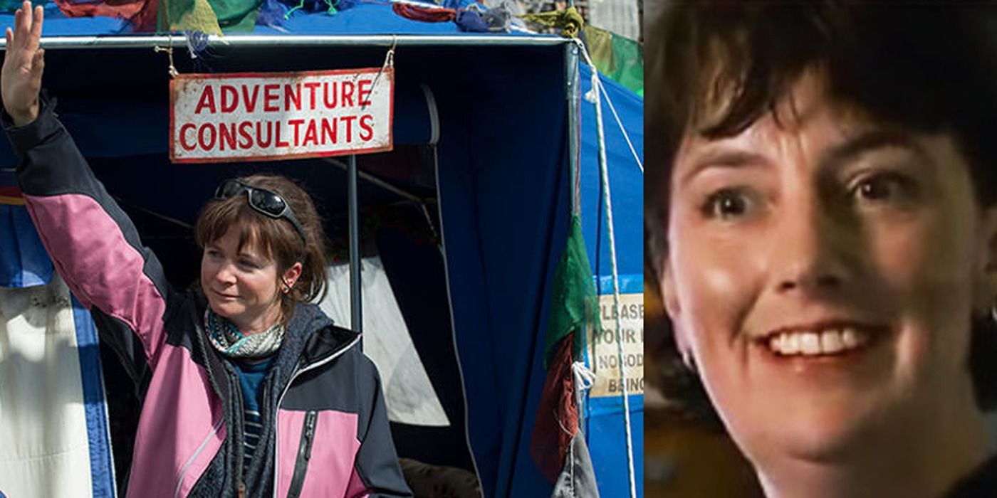 Emily Watson as Helen Wilton in Everest alongside a real life pH๏τo