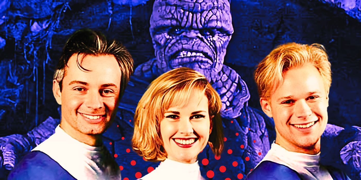 Custom image of the Fantastic Four 1994 cast in a promotional image.
