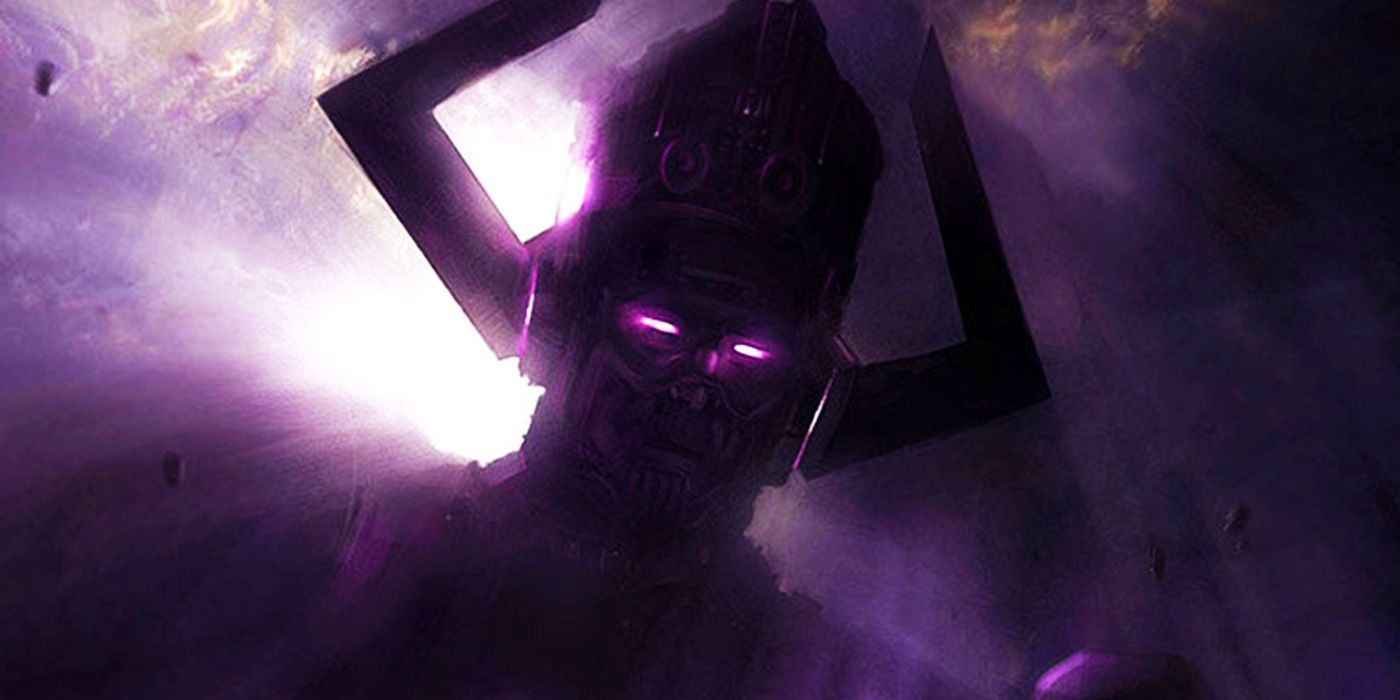 Fantastic Four Rise of the Silver Surfer concept art for Galactus