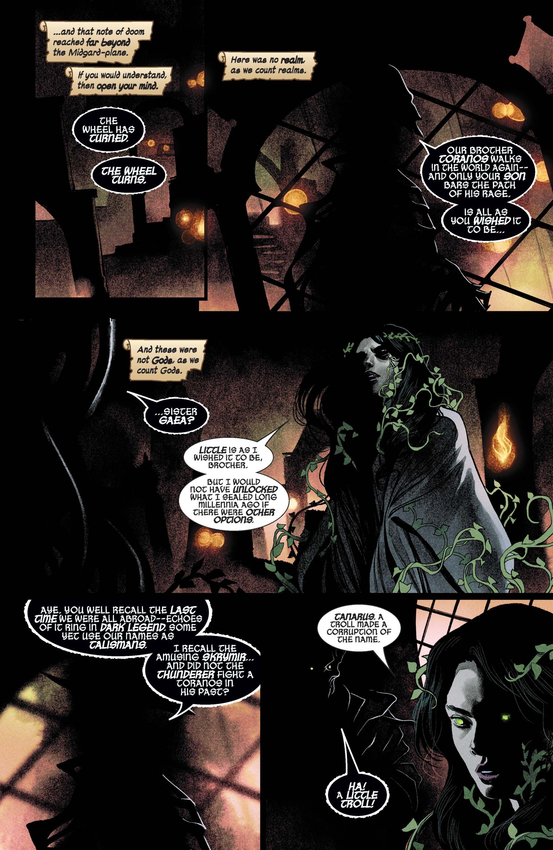 Gaia e Utgard-Loki em Immortal Thor #1