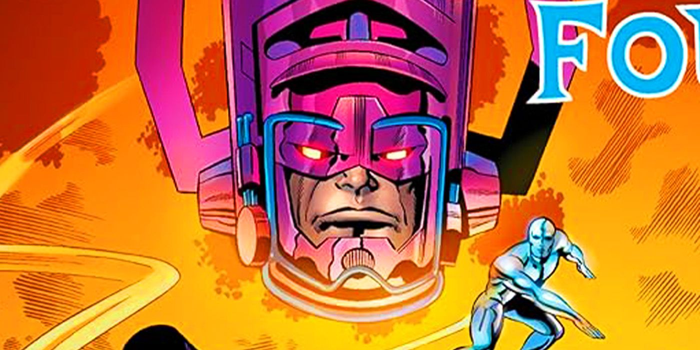 Galactus and the Silver Surfer in Marvel Comics' The Coming of Galactus