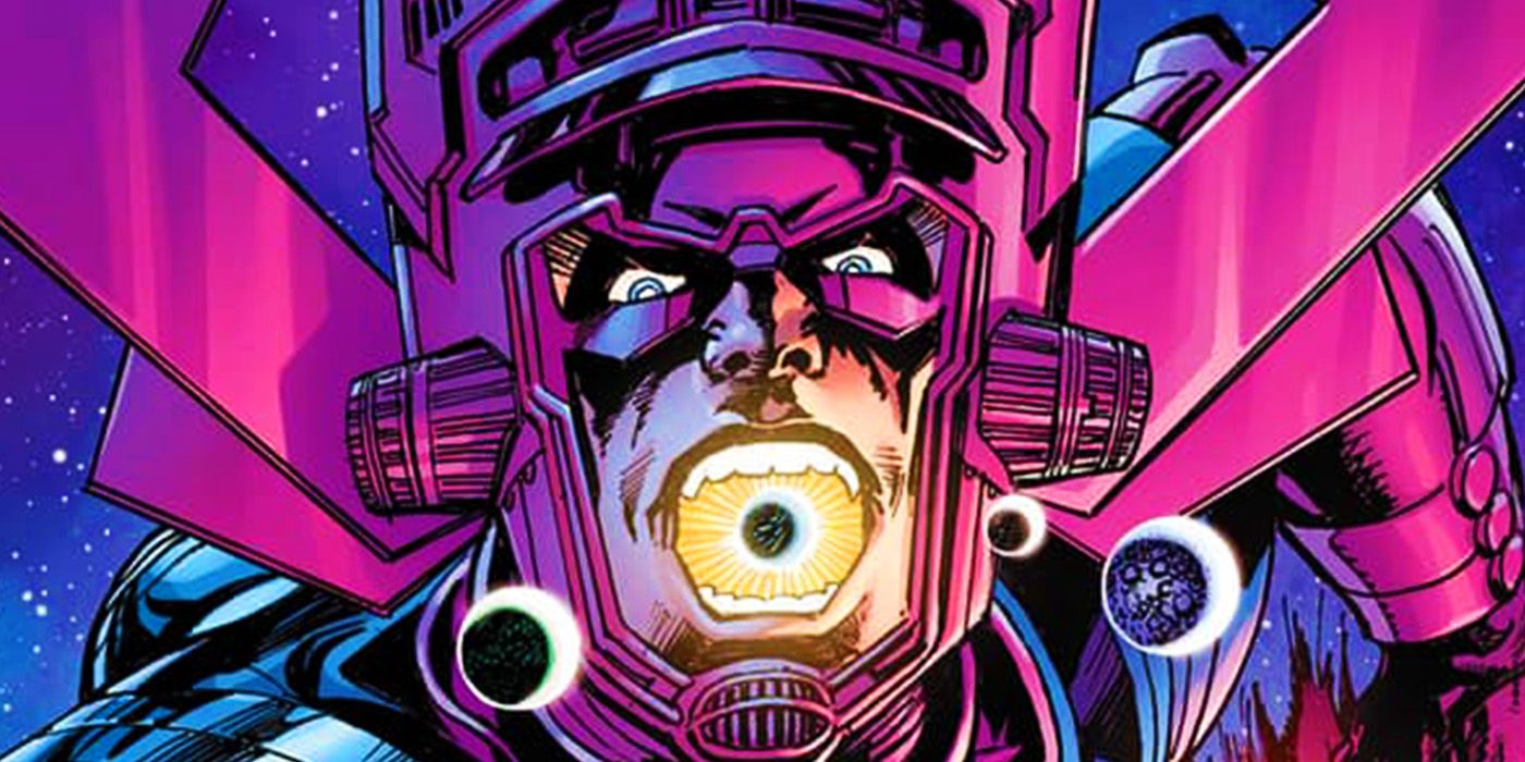 Galactus eating planets in Marvel Comics