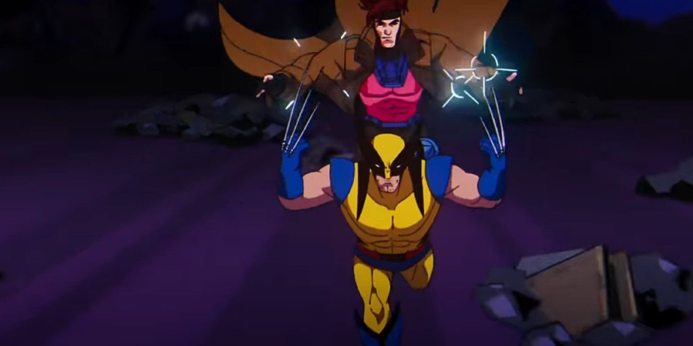 Gambit rides Wolverine into battle in X-Men '97