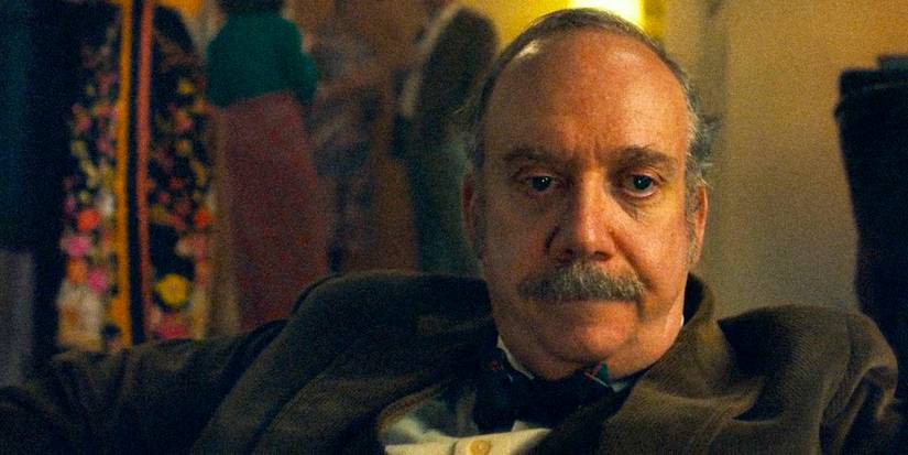 Paul Giamatti Looking Gloomy as Paul Hunham in The Holdovers