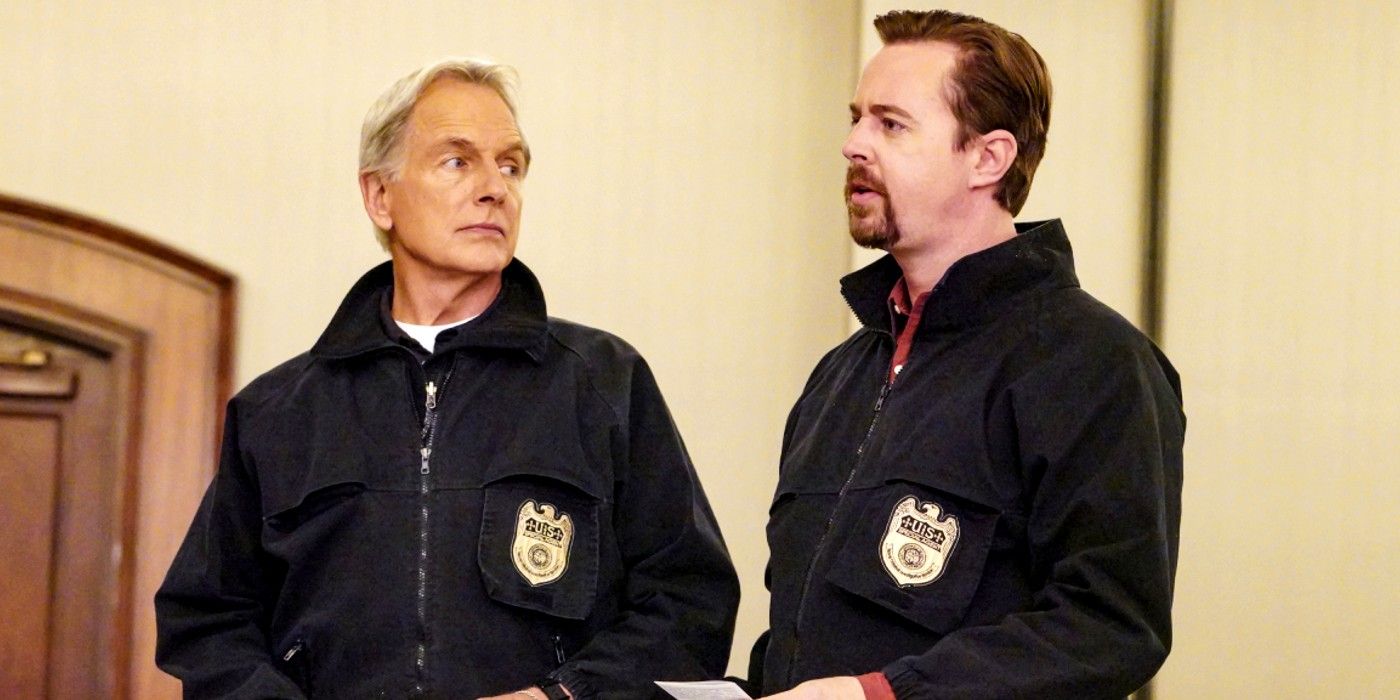 Gibbs with a someone in NCIS