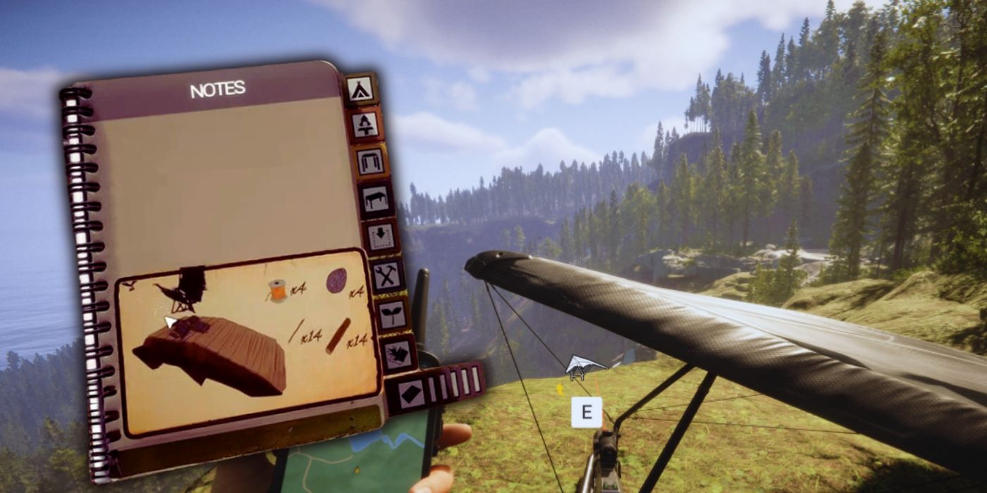 Projetos do Glider Launchpad em Sons of the Forest.