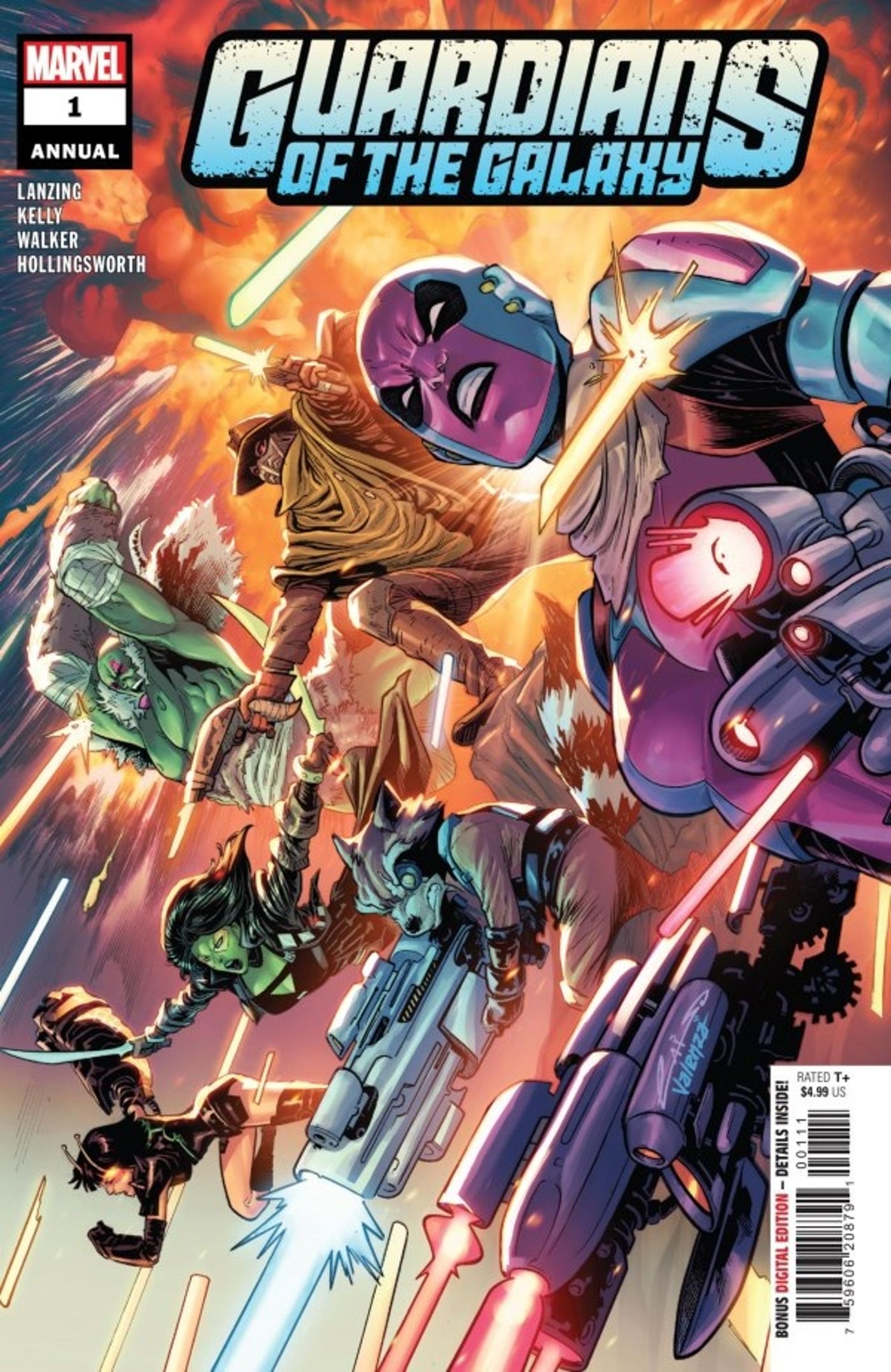 Guardians of the Galaxy Annual #1 Cover Art