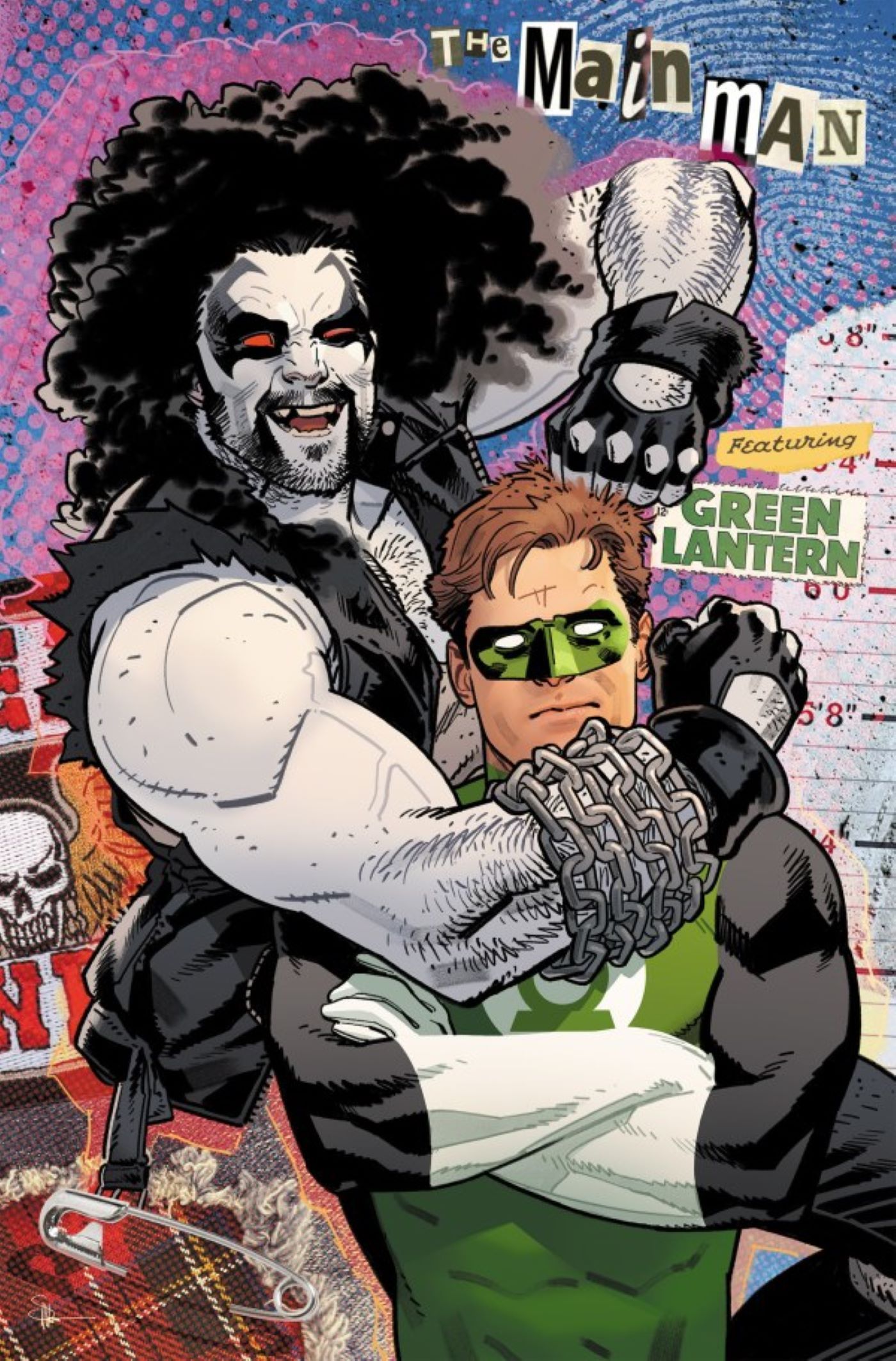 Lanterna Verde #11 com Lobo dando uma bronca em Hal Jordan