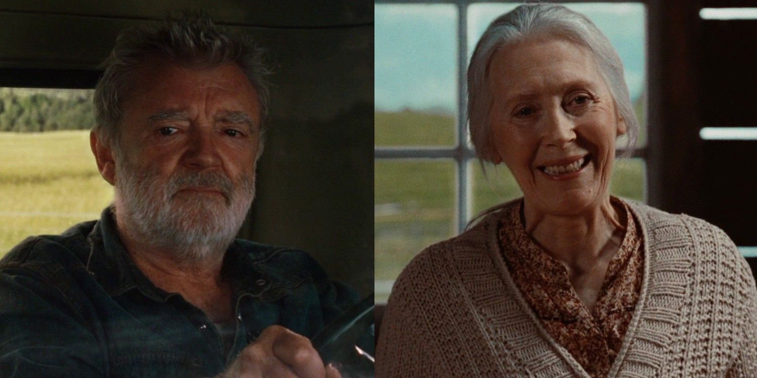 Heather and Travis Hudson in X-Men Origins Wolverine in split image