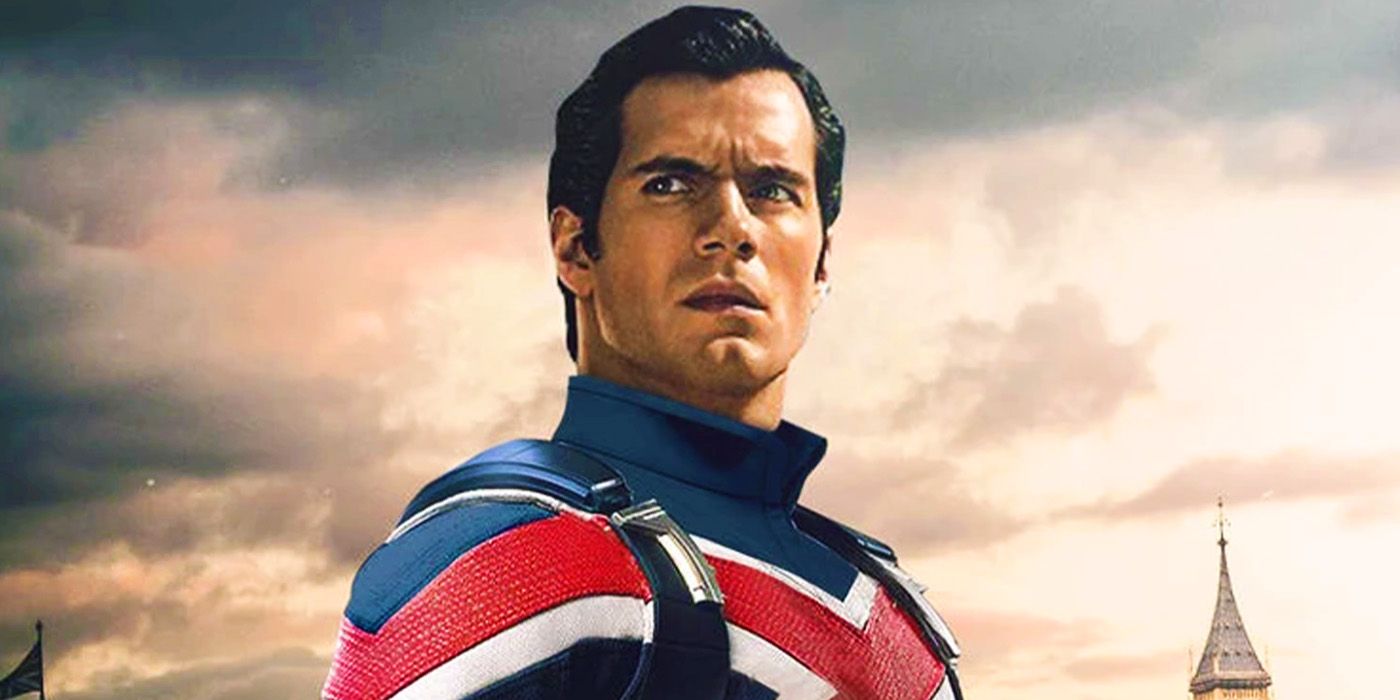 Henry Cavill as Captain Britain in MCU fan art