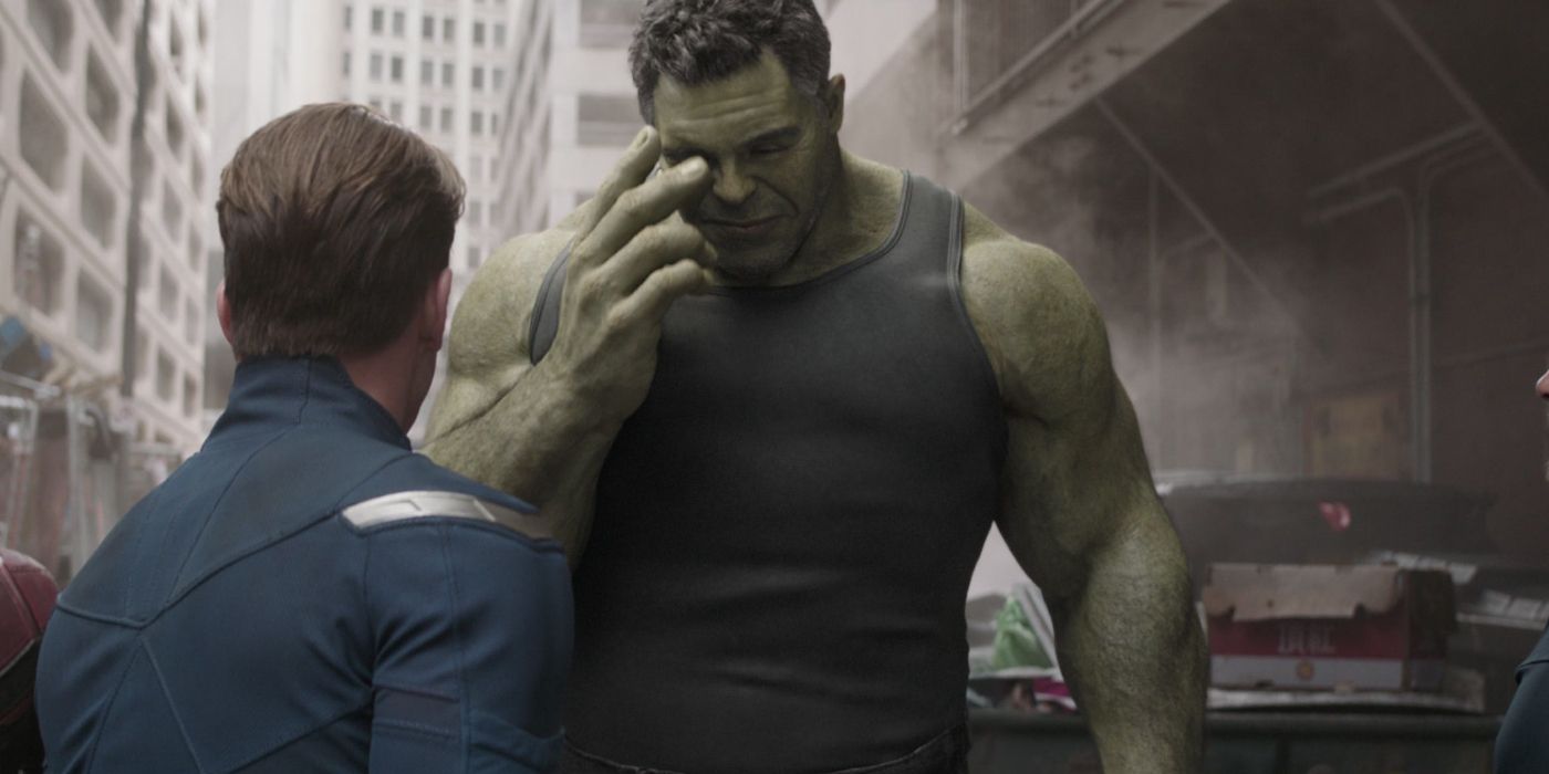 Mark Ruffalo como Hulk parece envergonhado em Vingadores: Ultimato