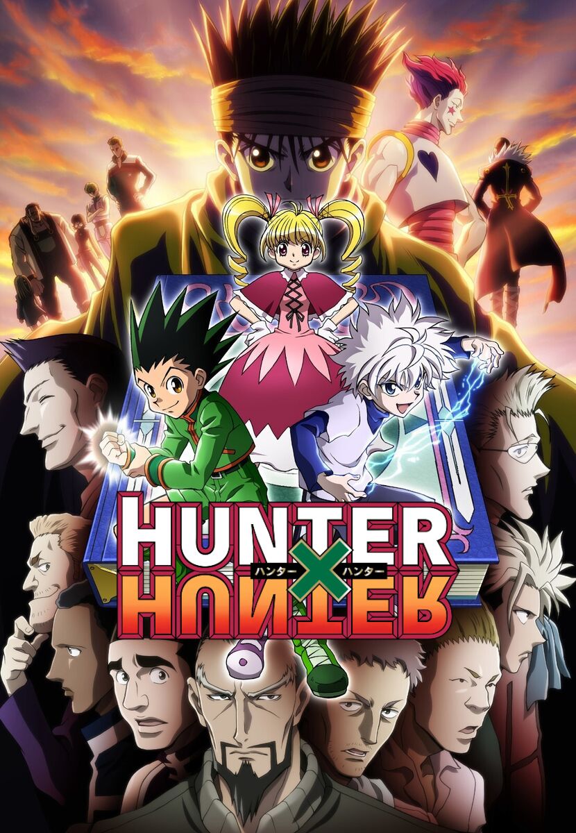 Cartaz da franquia Hunter X Hunter
