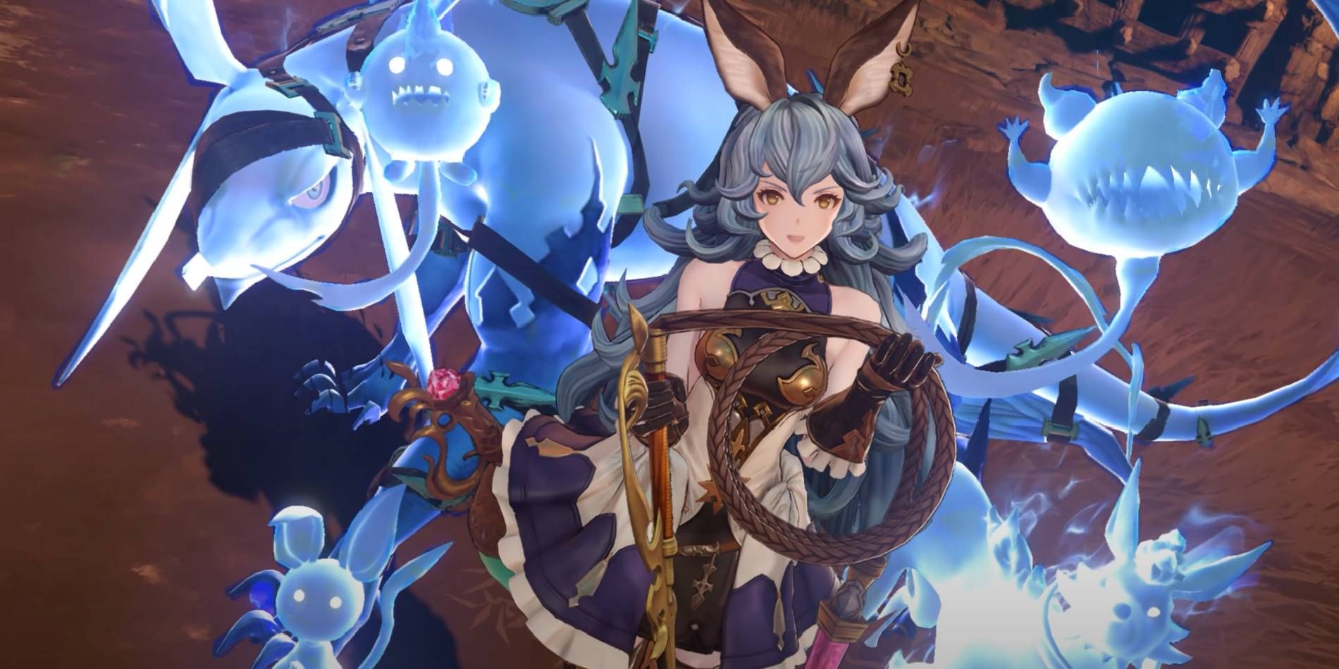 Granblue Fantasy: Relink Ferry character intro from beginning a quest