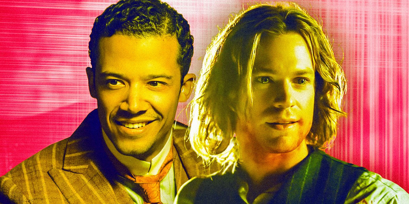 Jacob Anderson as Louis and Sam Reid as Lestat in AMC's Interview with the Vampire