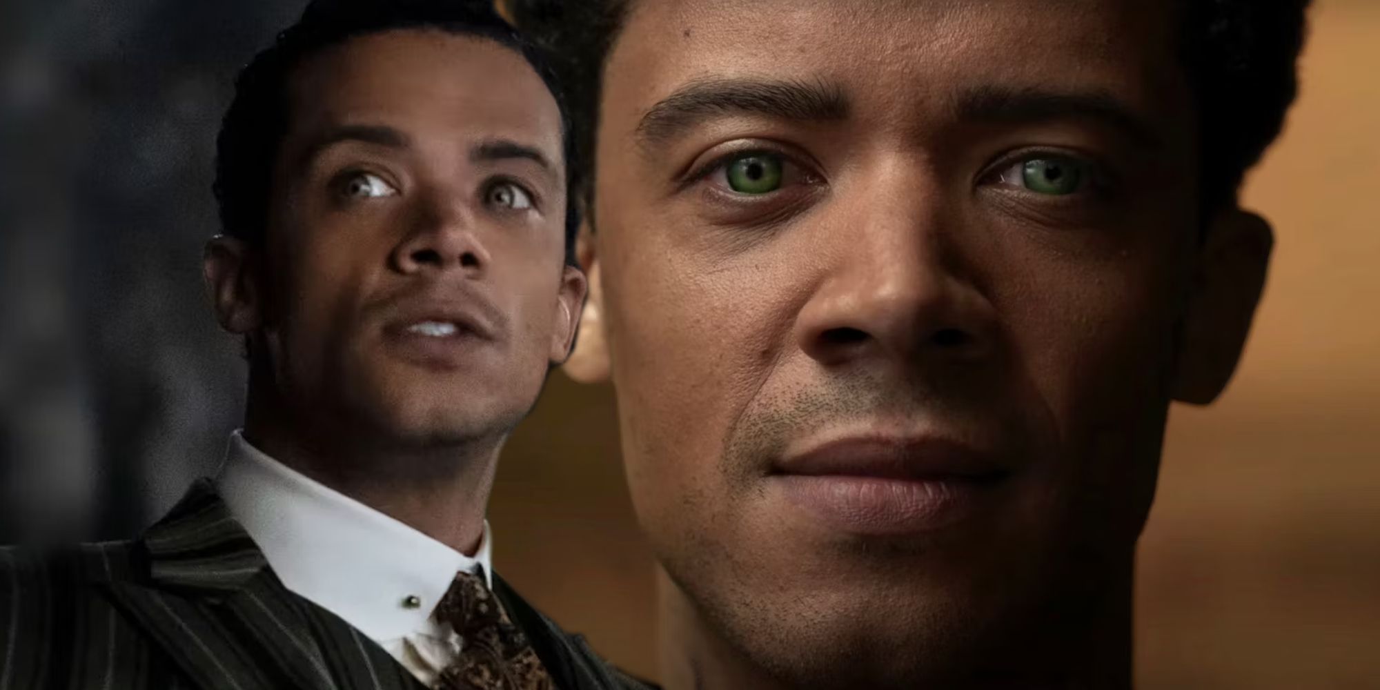 Louis Looking Up Next to Louis Looking Straight On in Interview with the Vampire