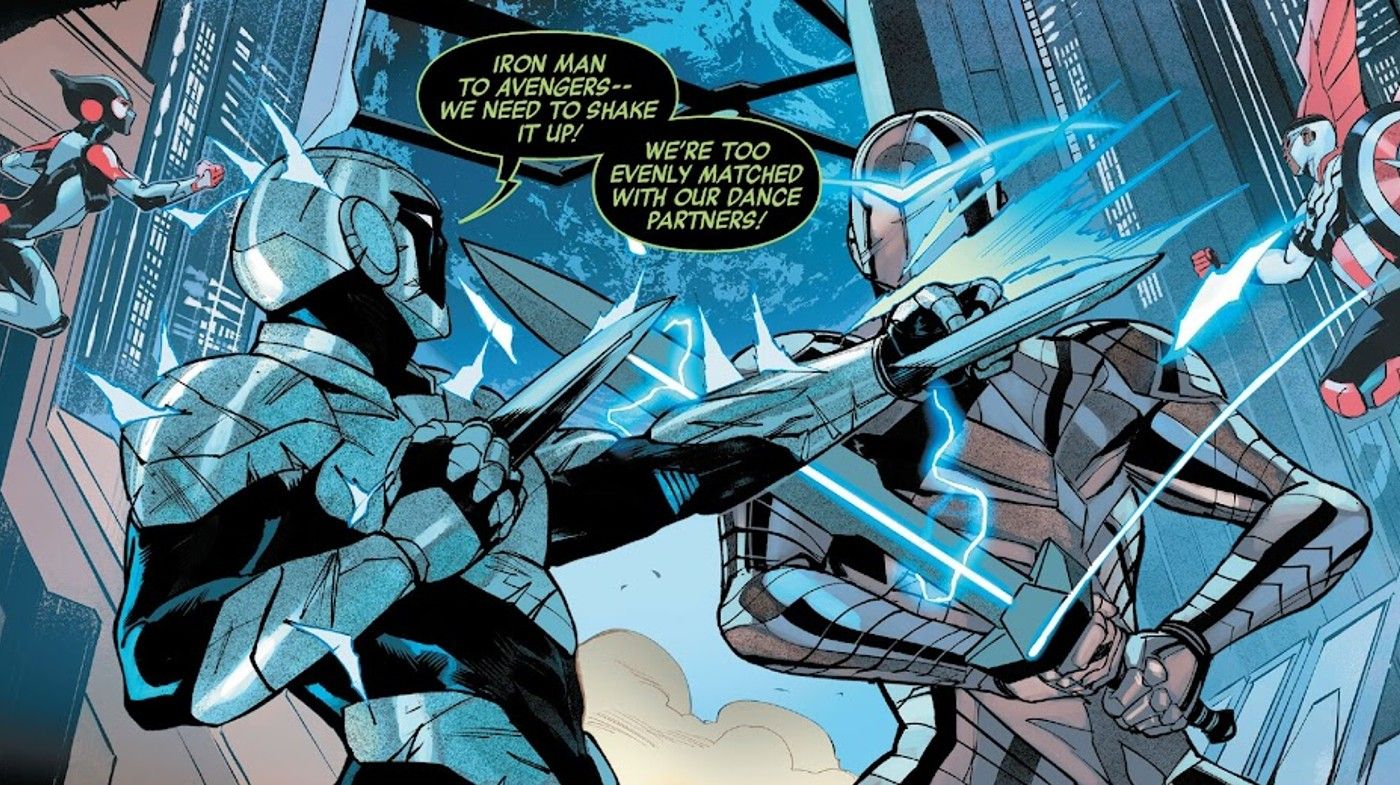 Homem de Ferro luta contra Bedivere, mas realmente admira sua armadura 2