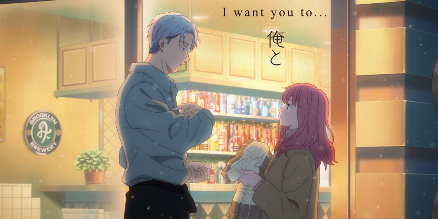 Itsuomi Nagi usa sinal para confessar a Yuki Itose em A Sign of Affection