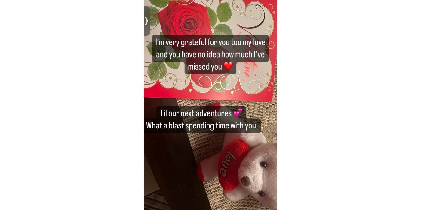 Jasmine instagram On 90 Day Fiance with gifts received on Valentine's Day