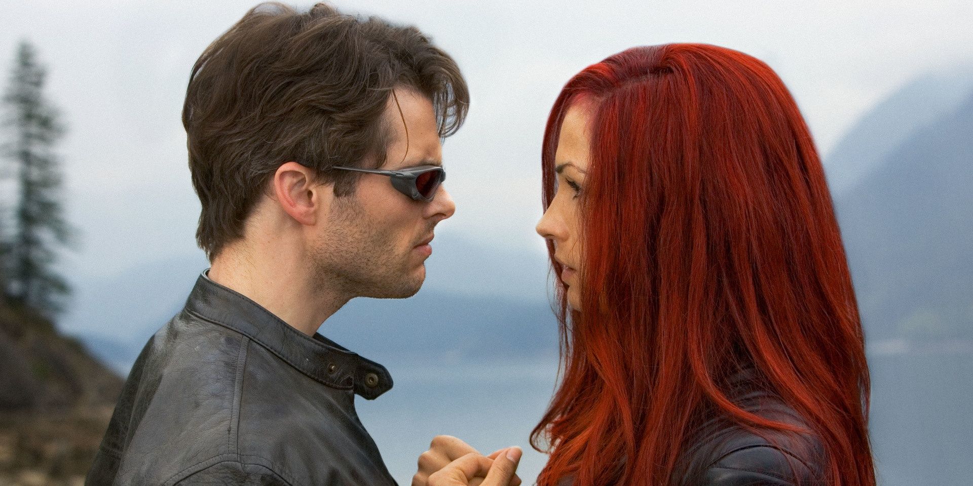 James Marsden's Cyclops and Famke Janssen's Jean Grey in X-Men: The Last Stand