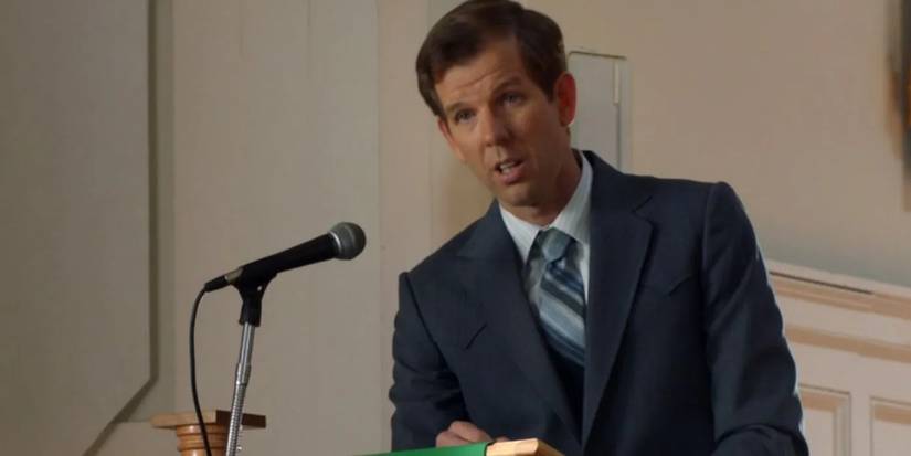 Pastor Jeff speaking at church in Young Sheldon