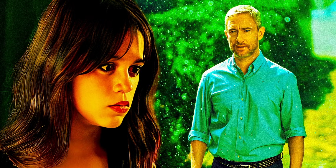 Martin Freeman & Jenna Ortega’s Miller’s Girl Age Gap Controversy Is Made More Jarring By His Show With 97% On RT