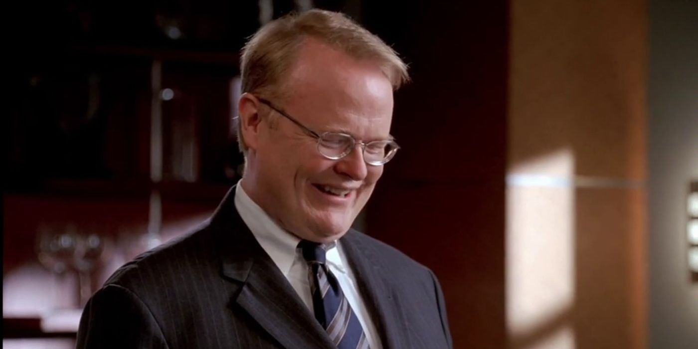 Jerry Espenson (Christian Clemenson) laughing in Boston Legal.