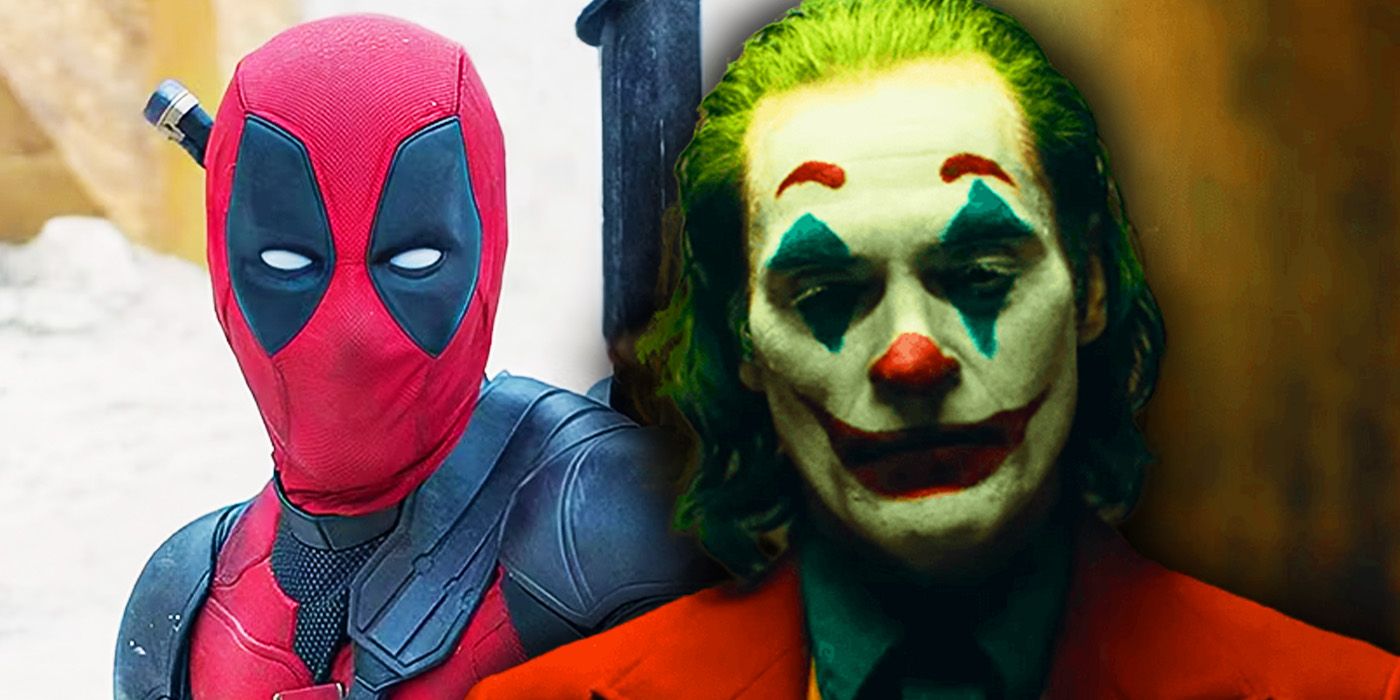 Joaquin Phoenix's Joker and Ryan Reynolds' Deadpool in 2019 and 2024
