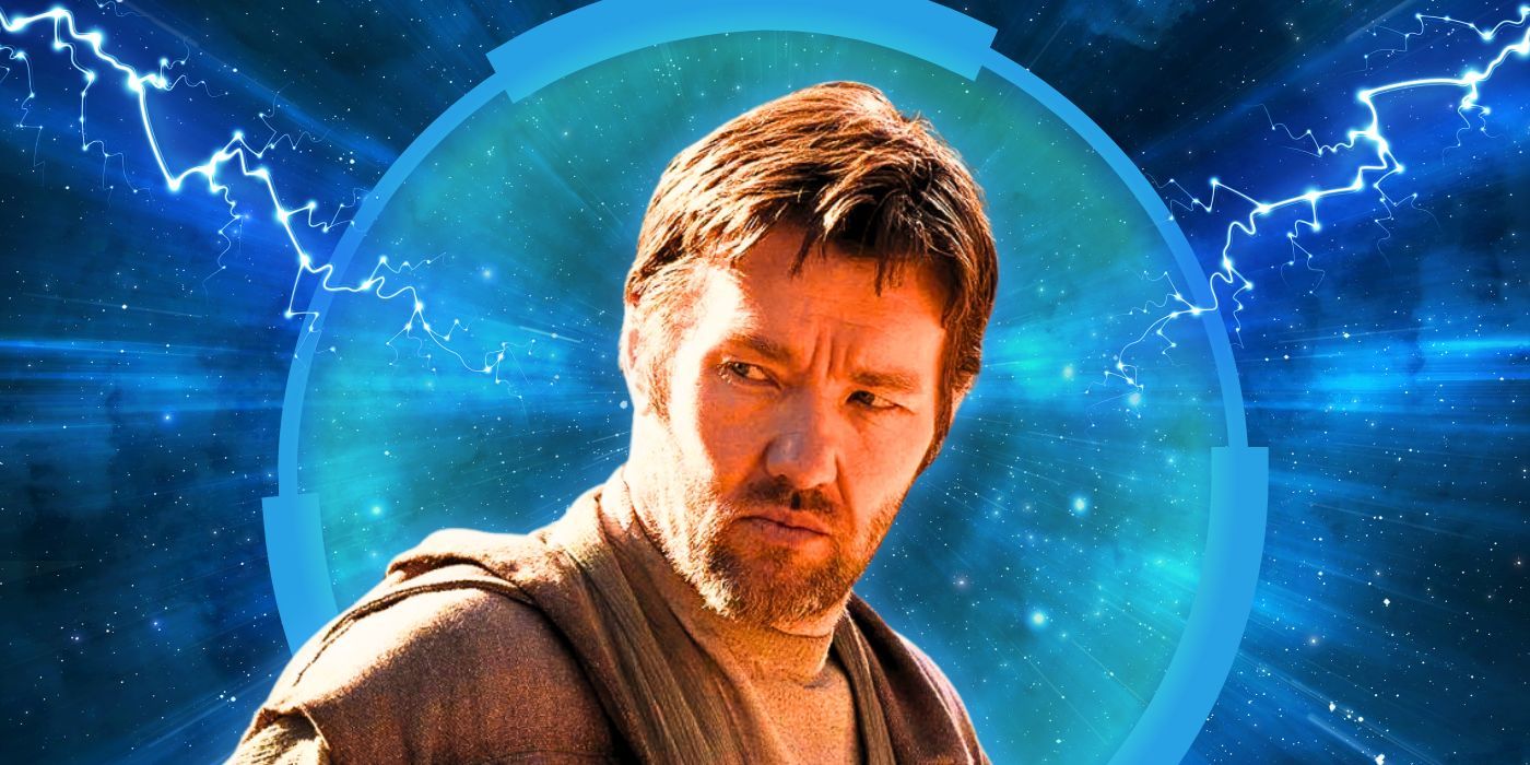 A custom image of Joel Edgerton as Uncle Owen in Obi-Wan's Star Wars spinoff show against a sci-fi looking background