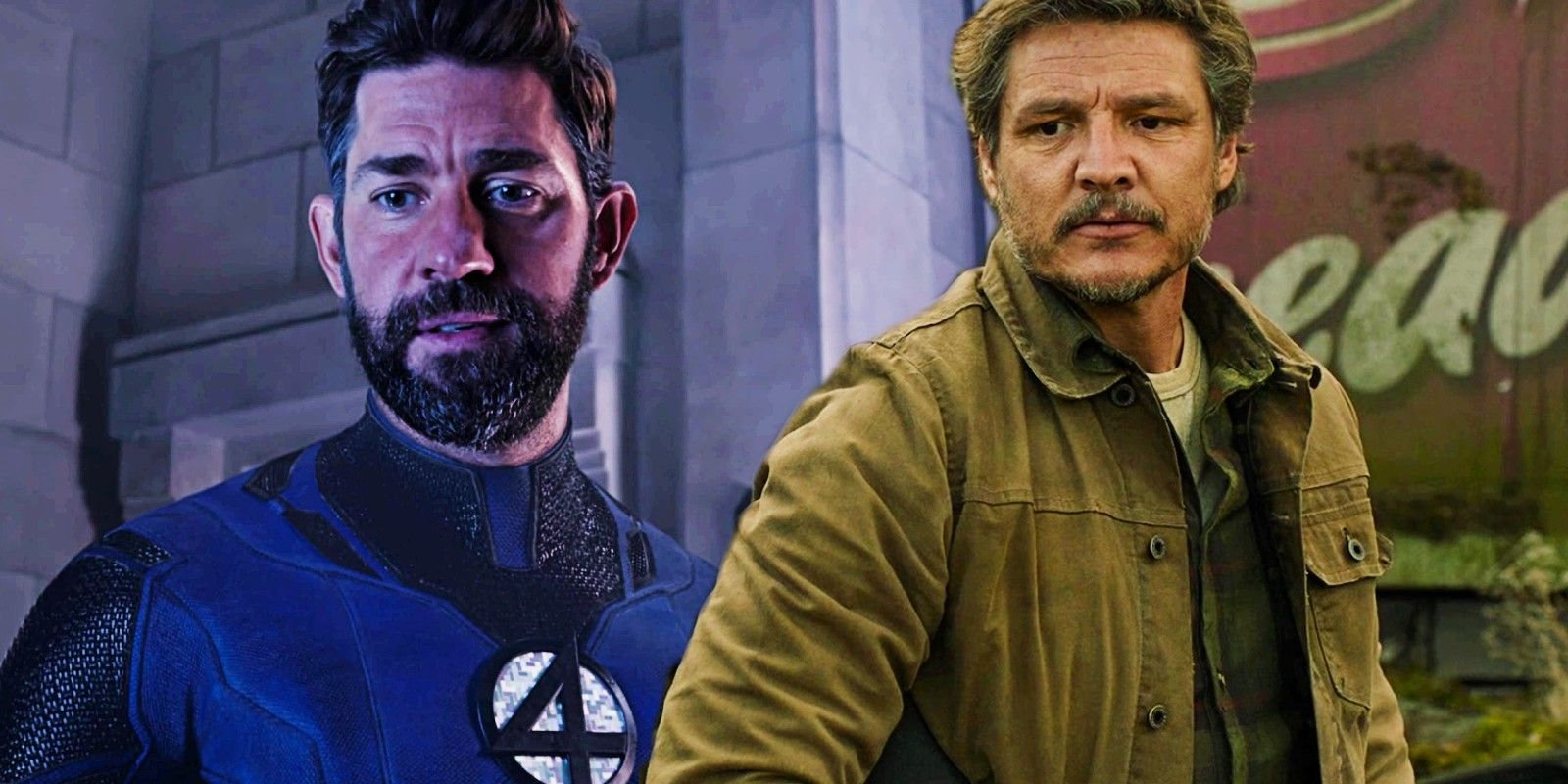 Reed Richards from Doctor Strange in the Multiverse of Madness and Joel from The Last of Us