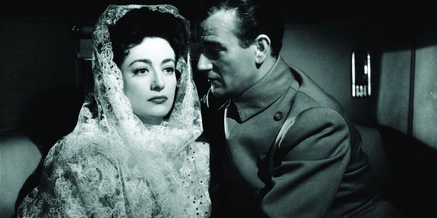 John Wayne and Joan Crawford reunite in France