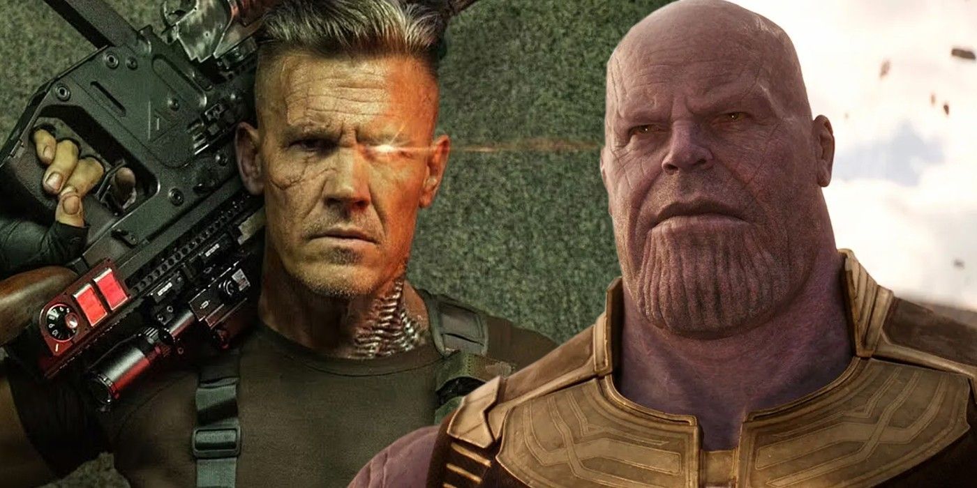 Josh Brolin as both Cable and Thanos in Marvel movies