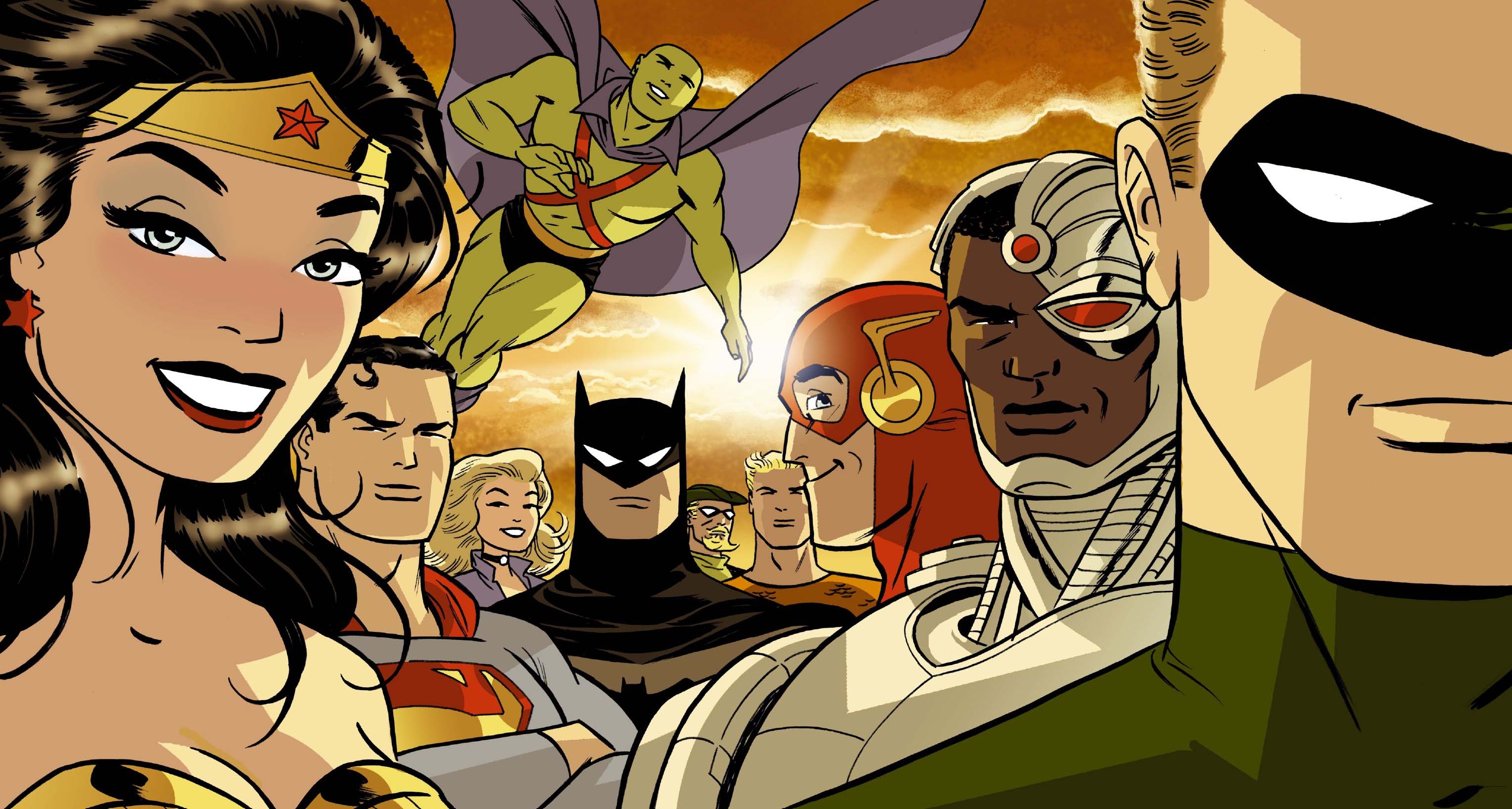 Justice League 37 Cover by Darwyn Cooke DC