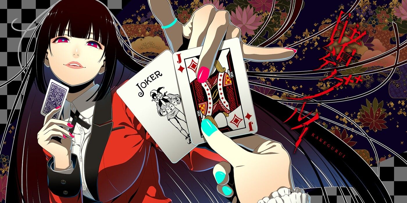 Kakegurui Yumeko Jabami picking out a card