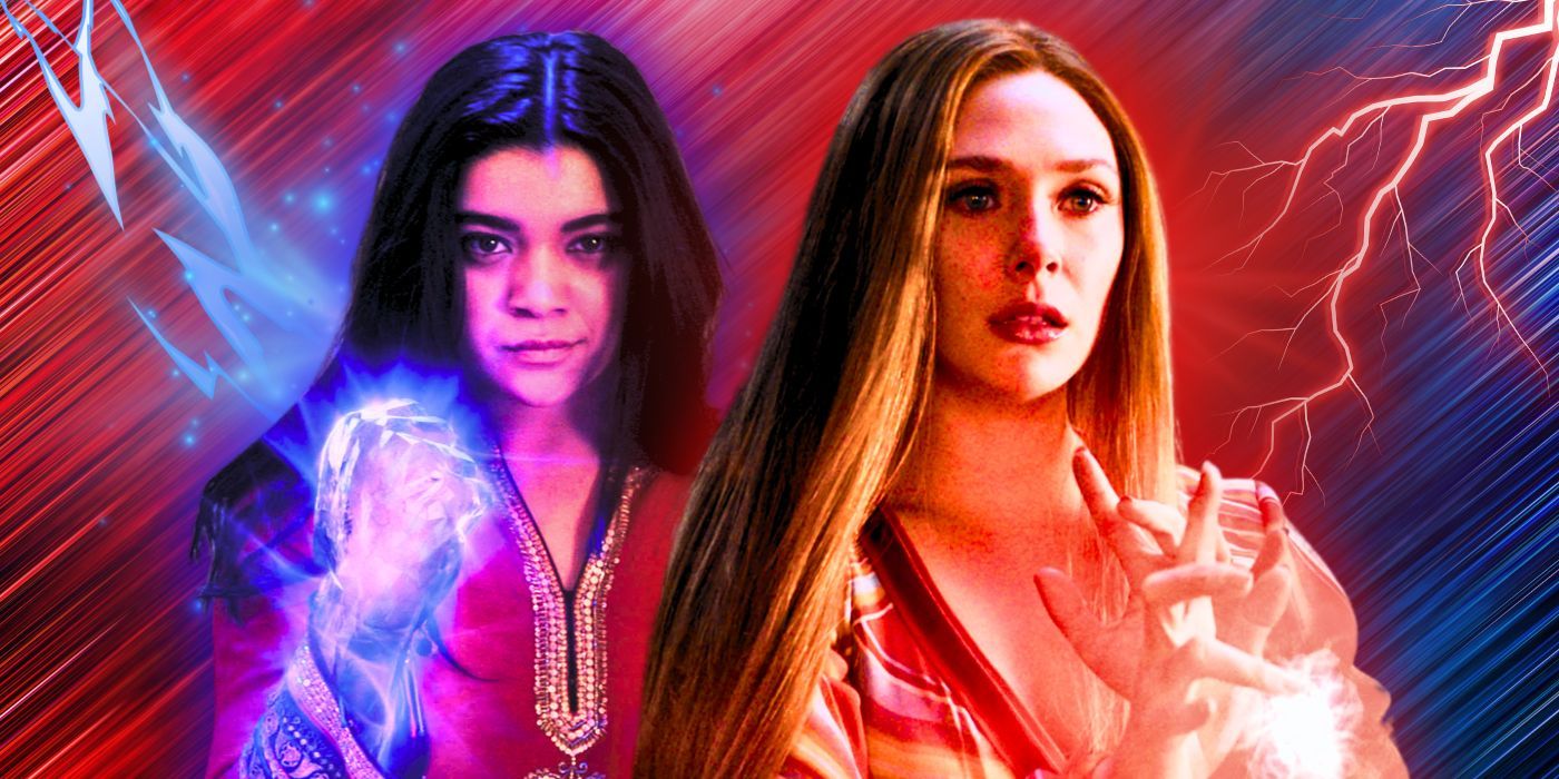 Kamala Khan's Ms. Marvel and Wanda Maximoff's Scarlet Witch in the MCU's Phase 4