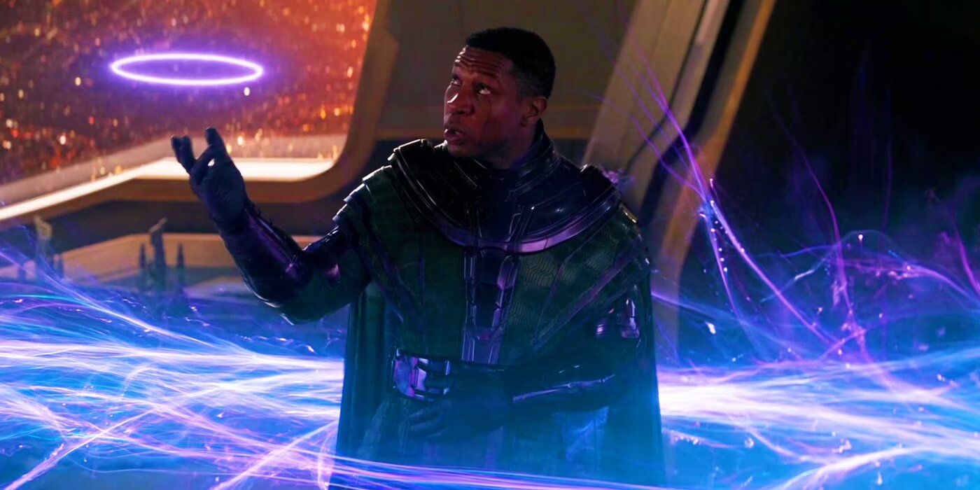 Kang de Jonathan Majors em Homem-Formiga e a Vespa: Quantumania