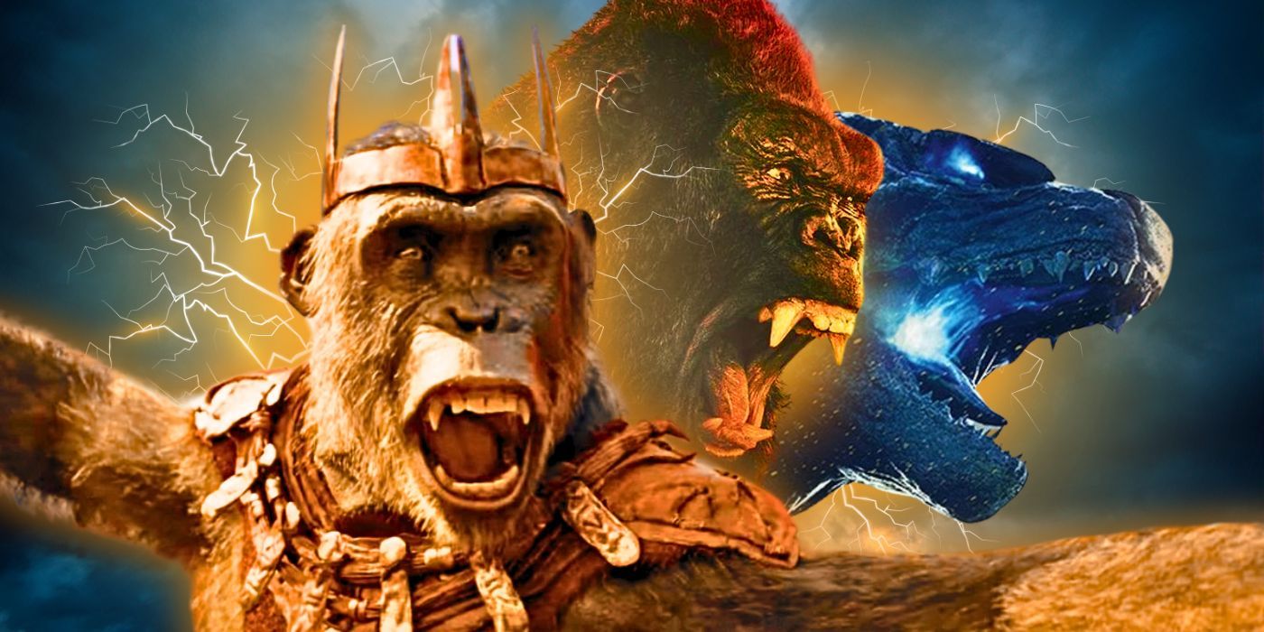 kingdom of the planet of the apes vs godzilla