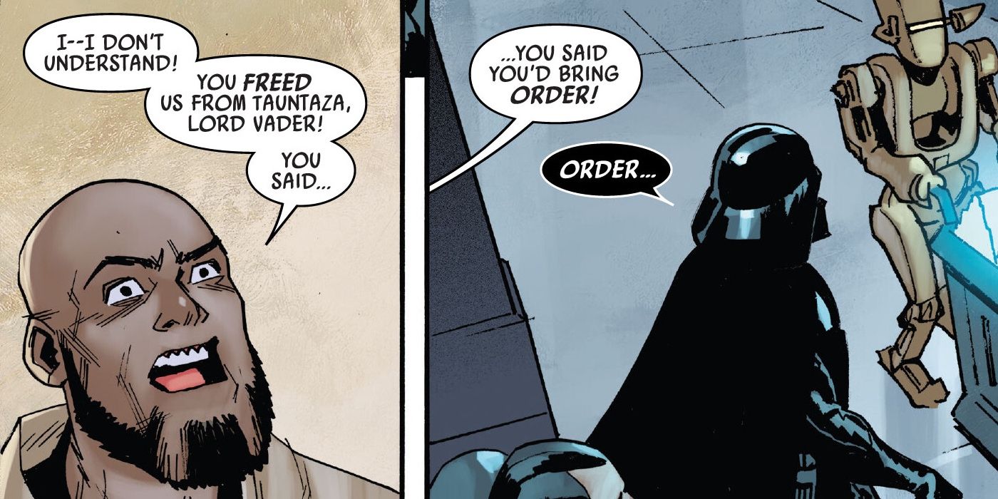 Kister Questions Vader in Darth Vader #43