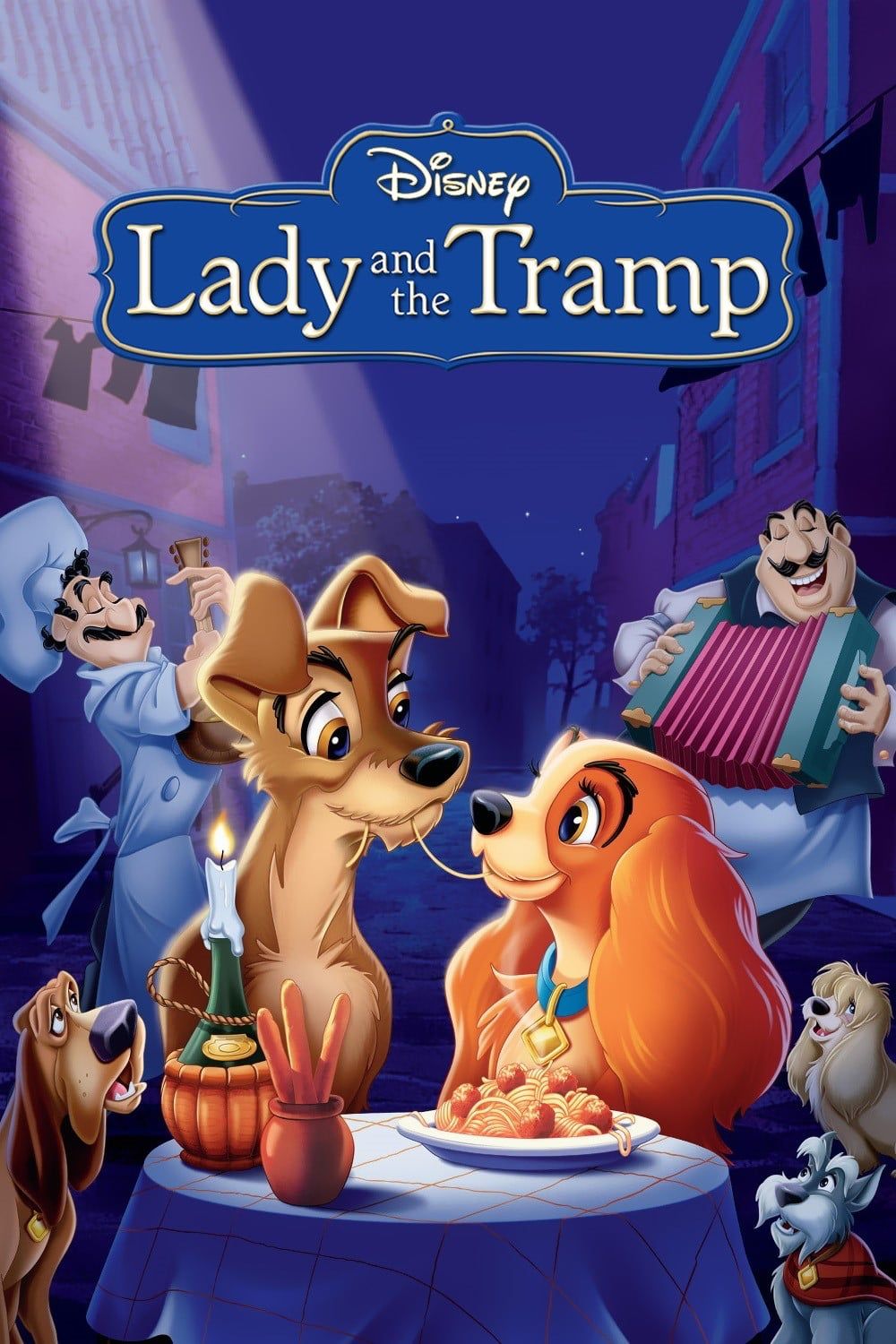 Lady and the Tramp 1955 Disney Movie Poster