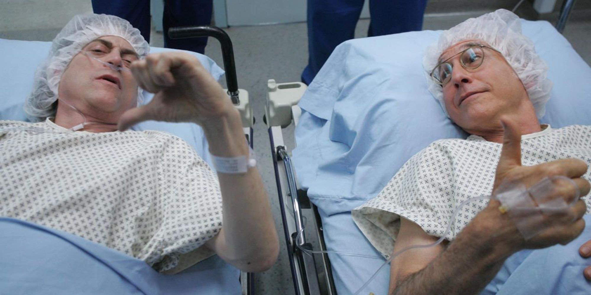 Larry and Richard go in for surgery in Curb Your Enthusiasm