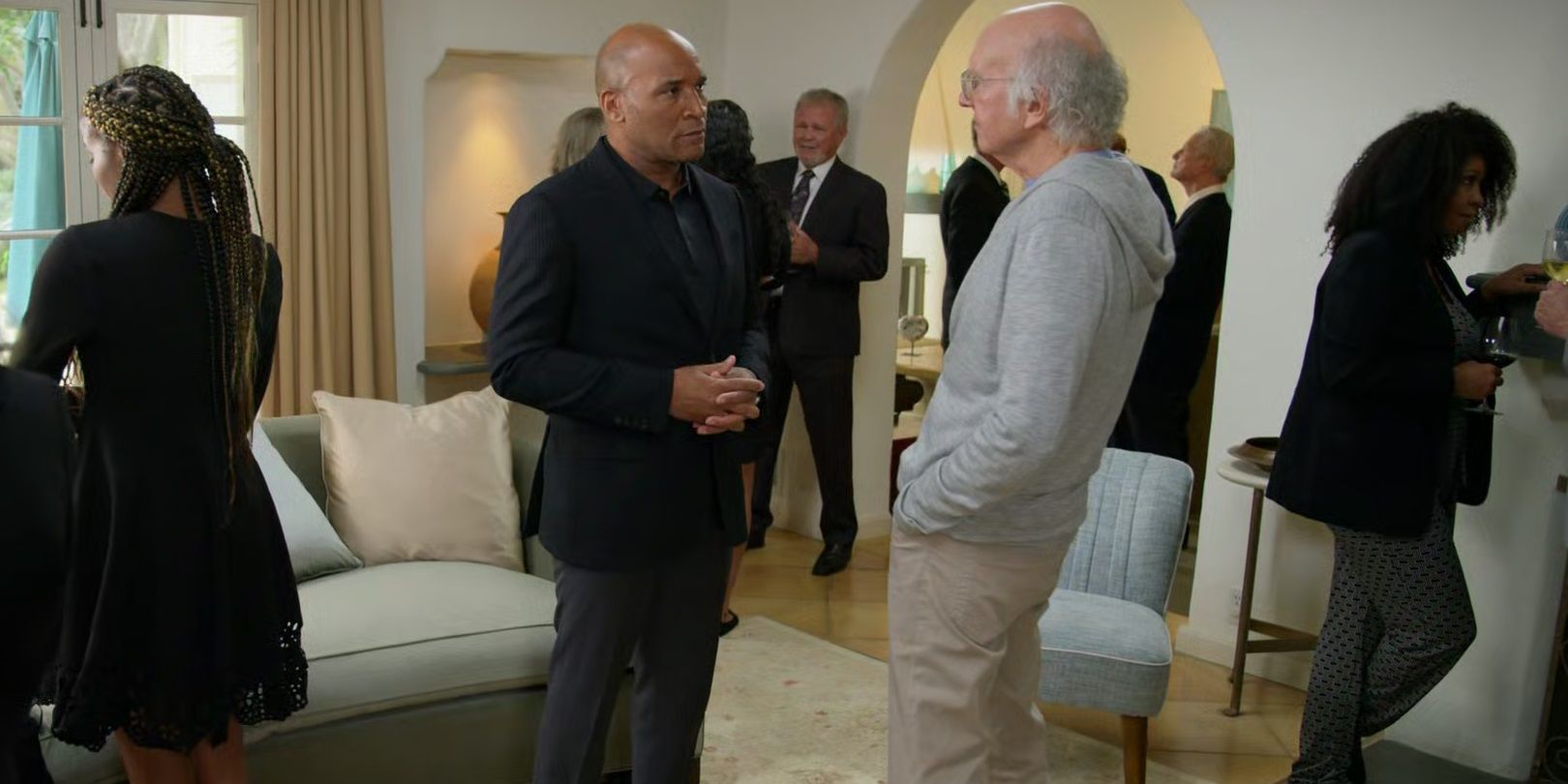 Larry talks to Duane Tubman in Curb Your Enthusiasm