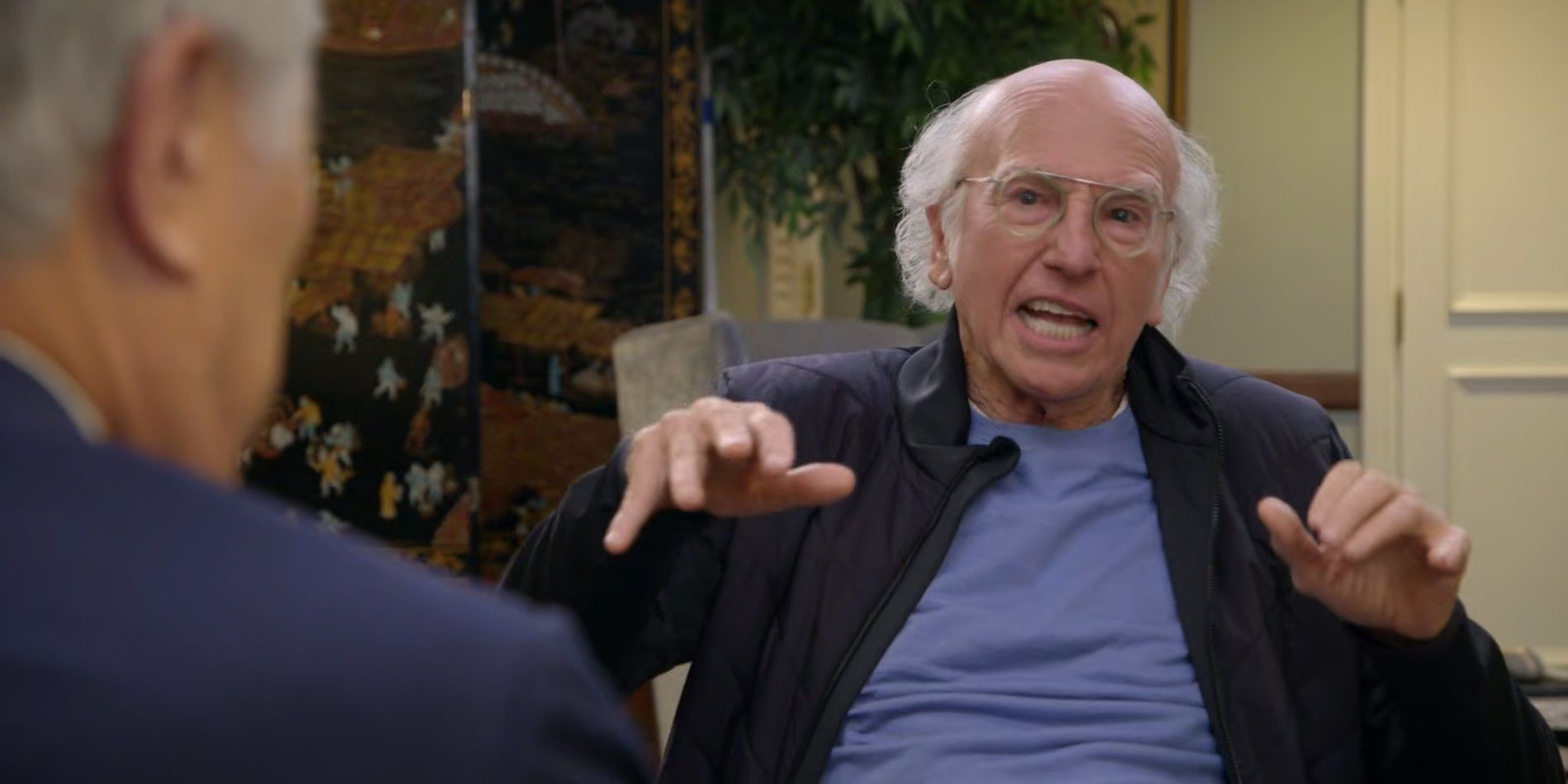 Larry fala com o Sr. Takahashi em Curb Your Enthusiasm