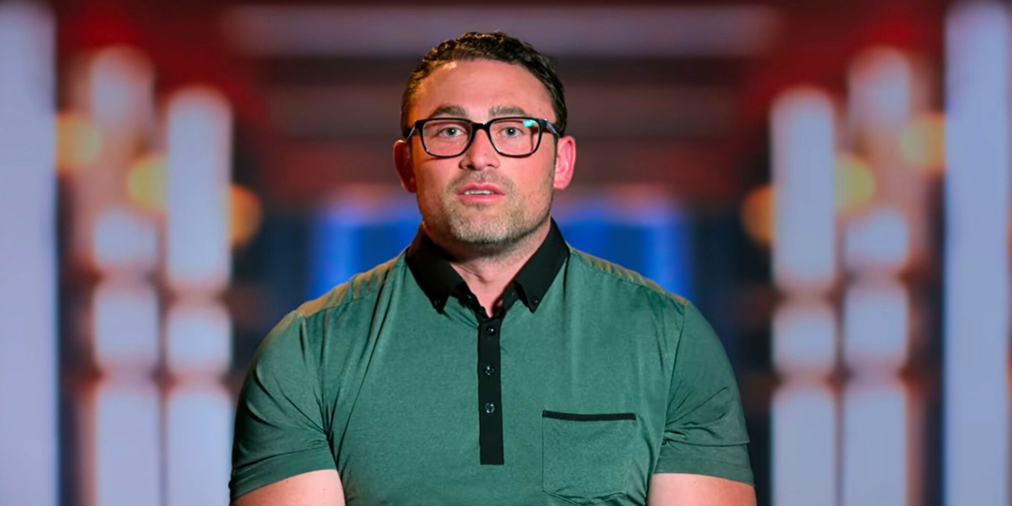 Love Is Blind season 6’s Matthew in green shirt for interview