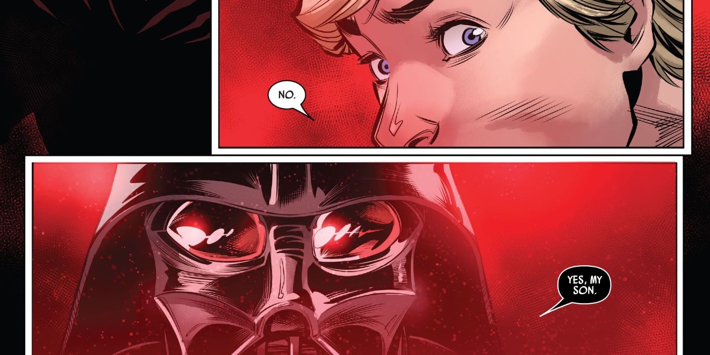 Luke Facing Force Vision Vader in Star Wars 43