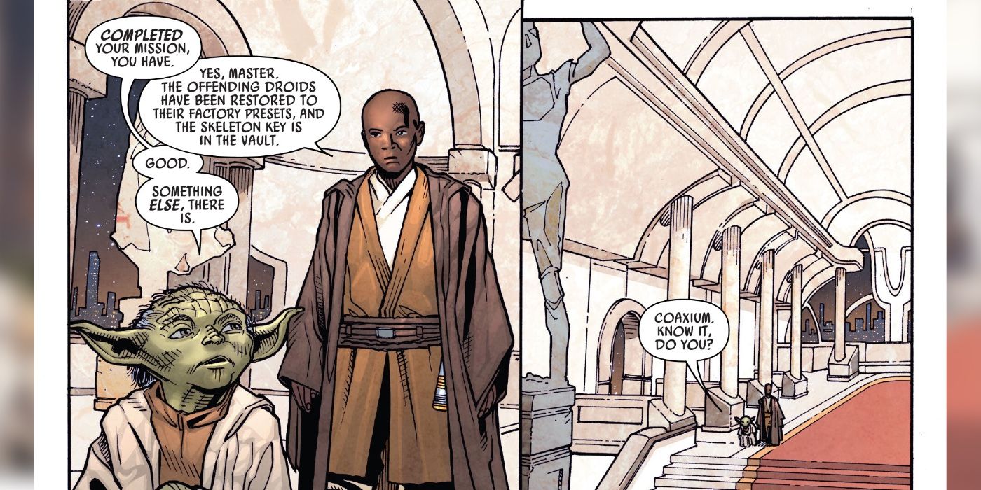 Nova missão Coaxium de Mace Windu de Yoda