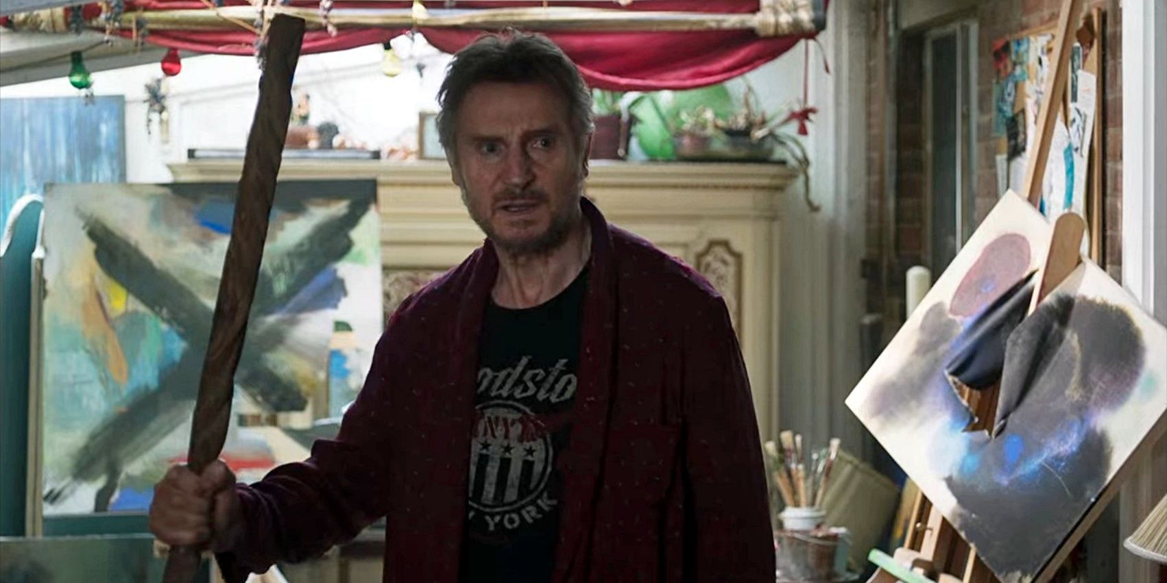 Liam Neeson as Robert Foster in Made in Italy.