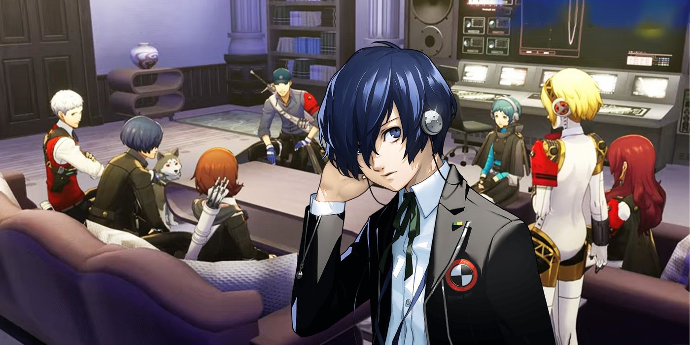 Main character with other characters from Persona 3 Reload ending